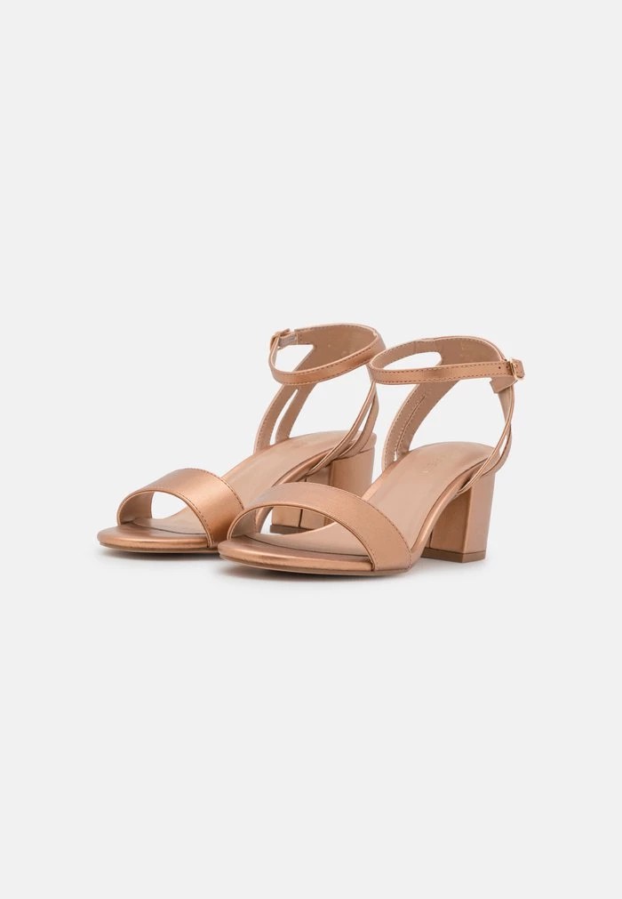 Sandale ANNA FIELD Anna Field Sandals Rose Doré Femme | XBV-0573349